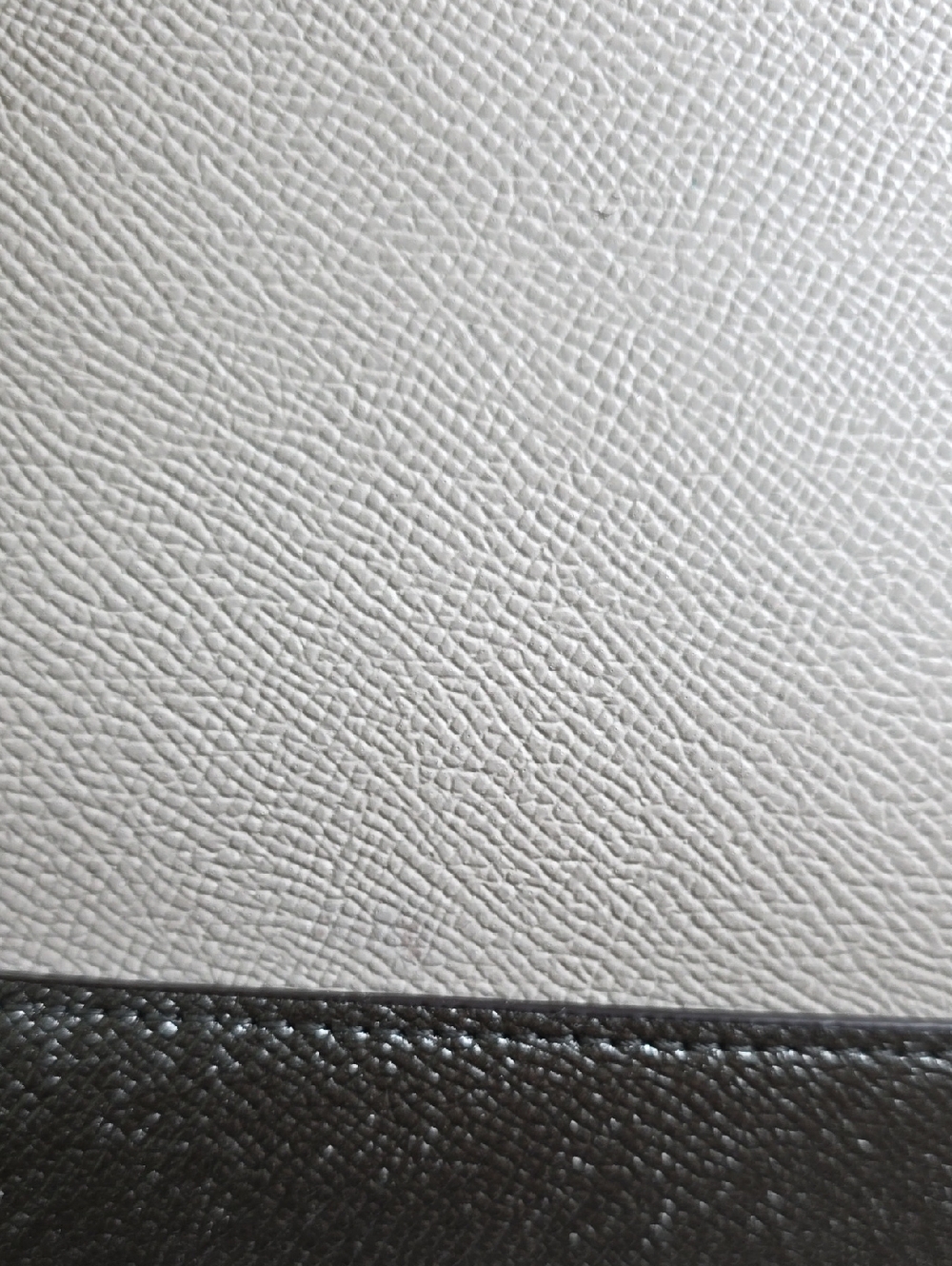 Coach F31074 Large Sierra Colorblock Satchel Chalk/Metallic Silver/SV EUC - Picture 9 of 16